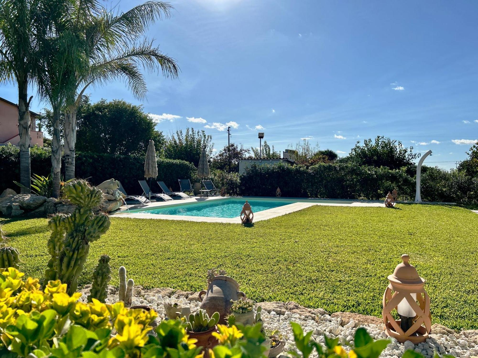 Villa Suq With Pool, Parking & Wifi Noto Exterior foto